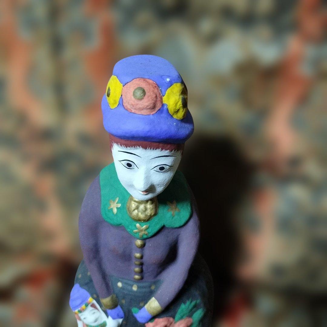 古賀人形　西洋婦人　長崎　アンティーク