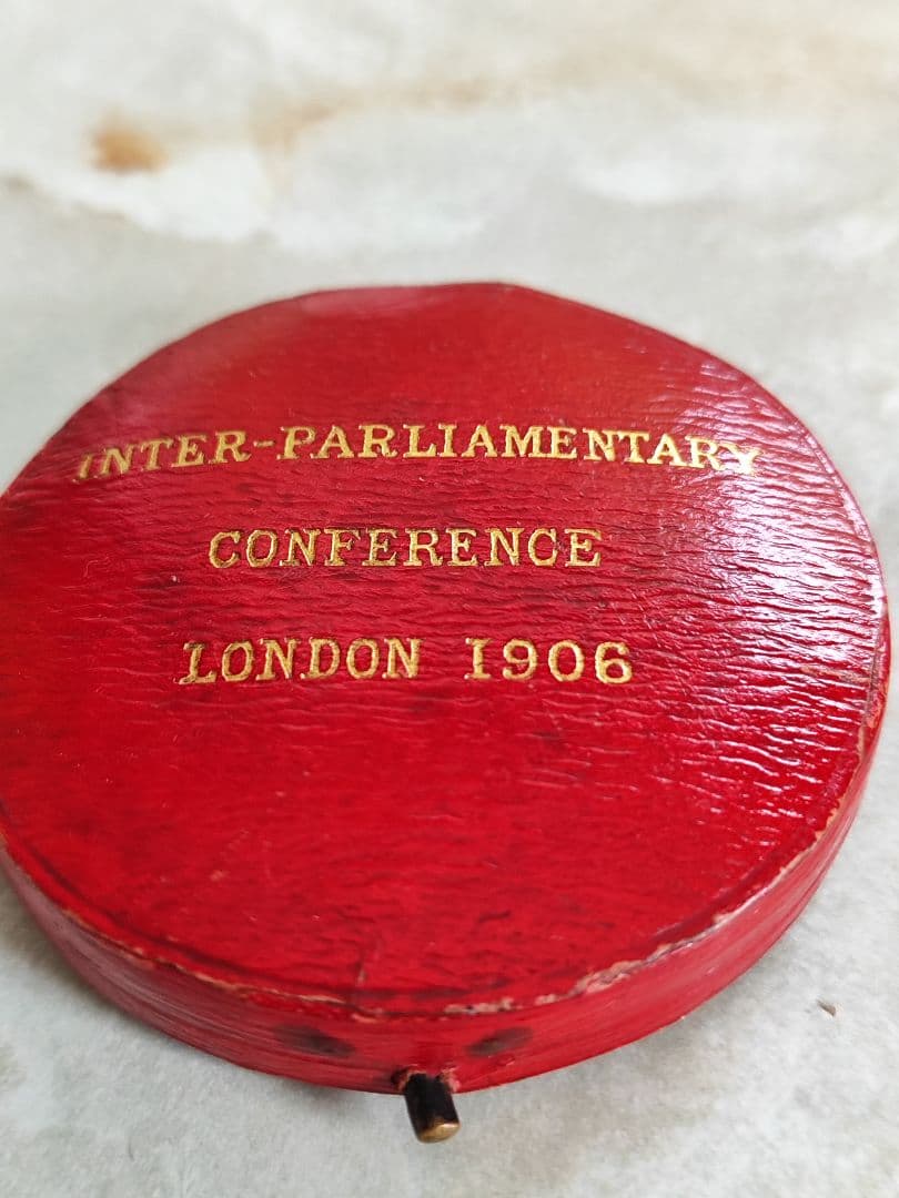 希少1906 イギリス ロンドン 列国議会同盟会議 銀貨大型 シルバーメダル