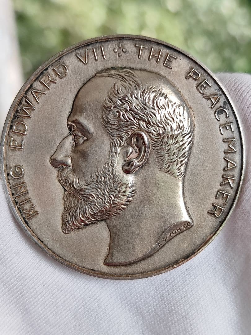 希少1906 イギリス ロンドン 列国議会同盟会議 銀貨大型 シルバーメダル