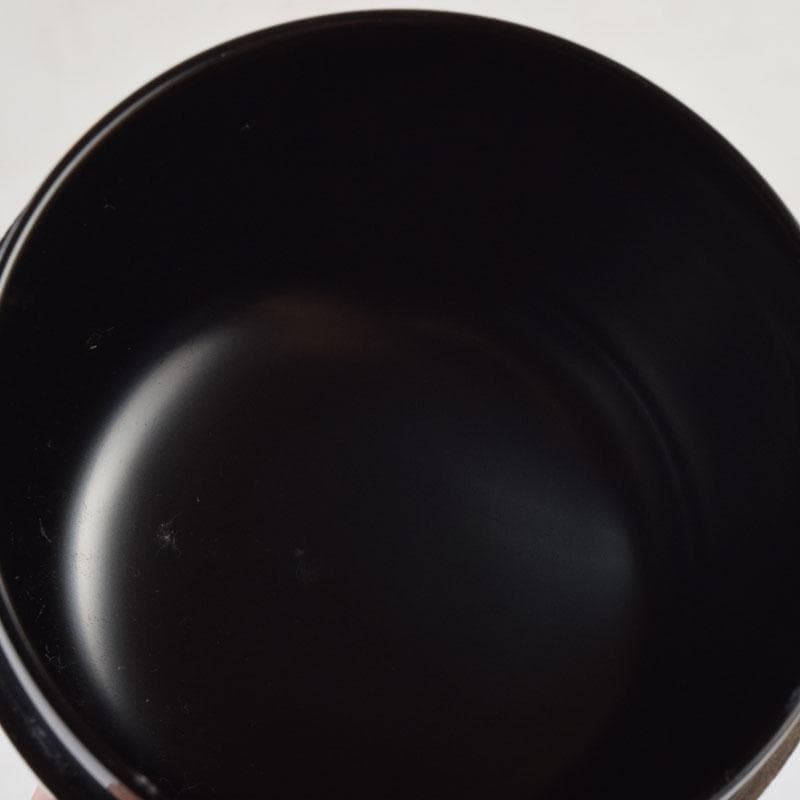 Gojyo　輪島塗　前志芸男作　沈金菊文様　棗　共布共箱　V　9152