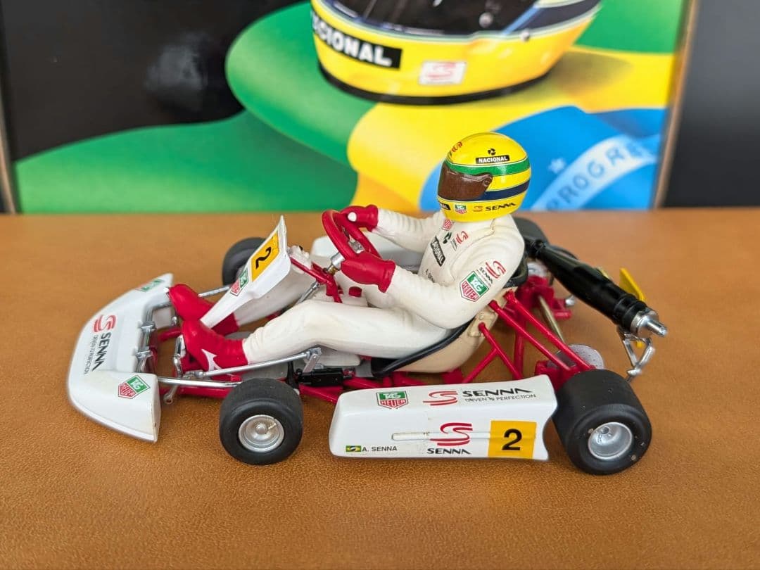 ミニチャンプス 1/18 A.セナ Kart Paris-Bercy 1993