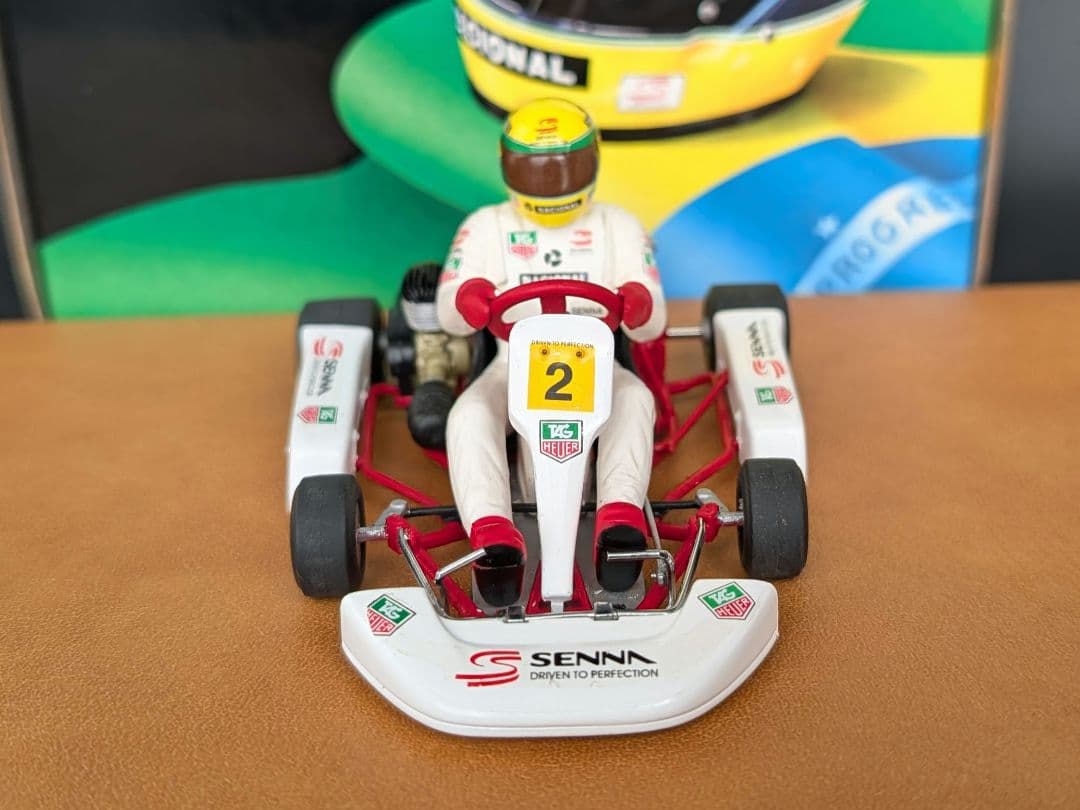 ミニチャンプス 1/18 A.セナ Kart Paris-Bercy 1993