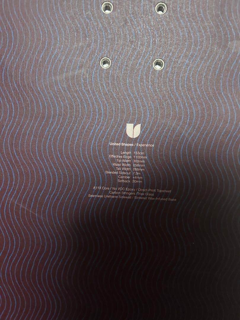 United Shapes Experience 153cm スノーボード