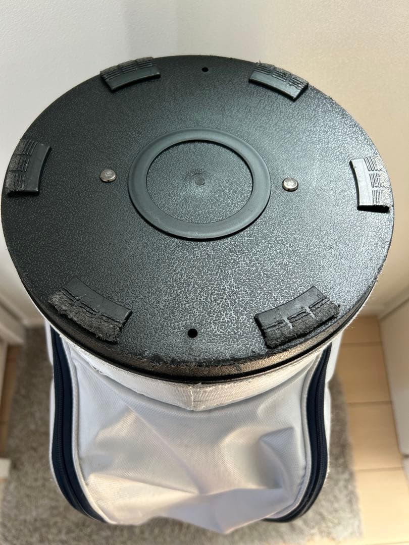 adidas キャディバッグ ホワイト/ネイビー　9.0型