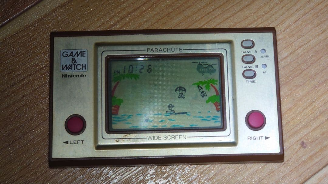 ゲームウォッチのパラシュートです。