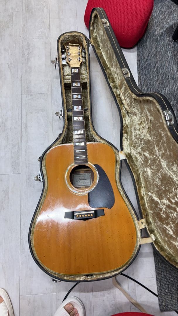 【日本製】Ibanez V380 ヴィンテージアコースティックギター