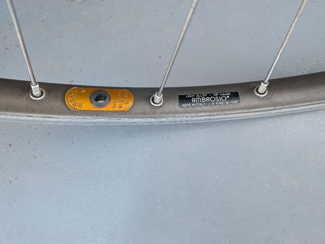 AMBROSIO Nemesis HB/FH-7900完組チューブラー用ホイール