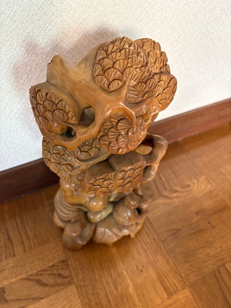 木彫り　木製　置物