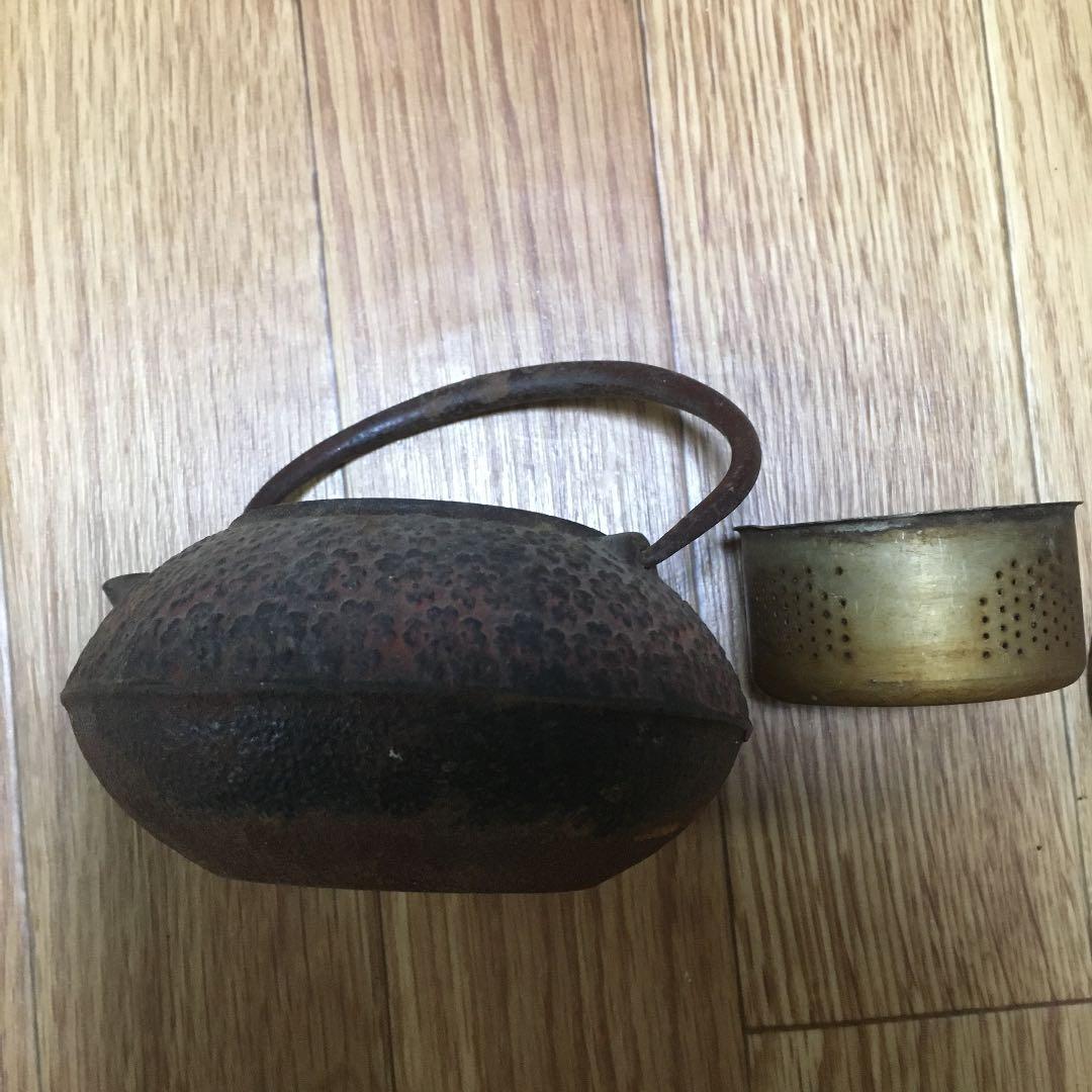 1005 鉄器 鉄瓶 小 花 桜 梅 ミニチュア その2