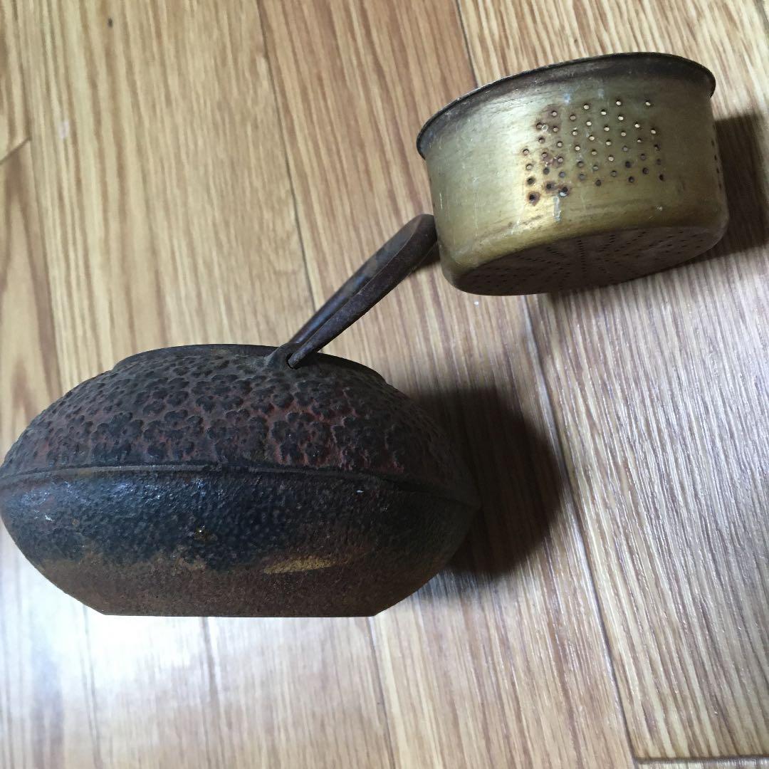 1005 鉄器 鉄瓶 小 花 桜 梅 ミニチュア その2