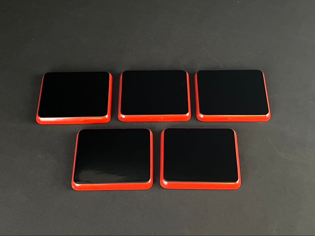 朱塗 屠蘇器・重箱セット 木製漆器 松竹梅 沈金 縁起柄 長寿 共箱