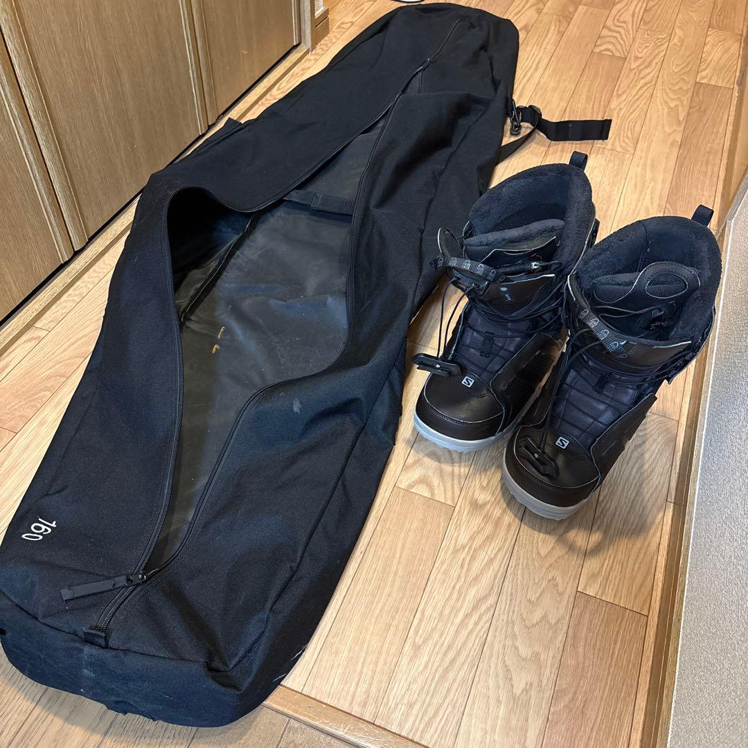 【板ケース付】Salomon faction 25.5cm スノーボードブーツ