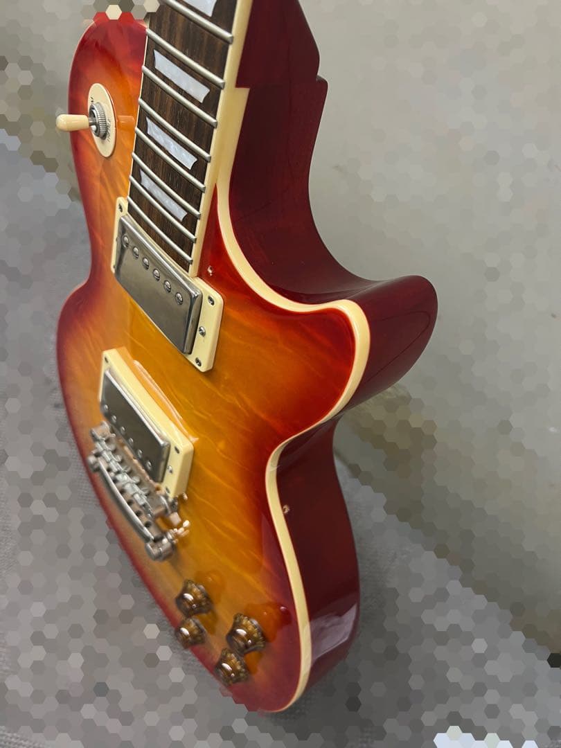 レスポールスタイル エレキギター オレンジ
