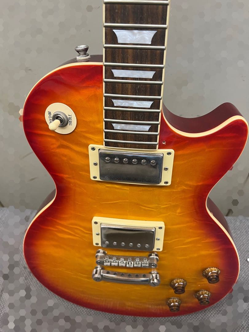 レスポールスタイル エレキギター オレンジ