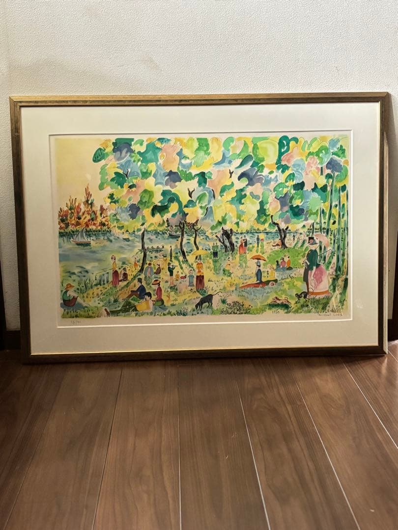 ミッシェル・ロブ　『初夏』　リトグラフ37/90/サイン付き