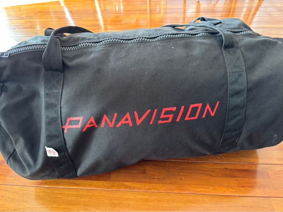 【激レア】PANAVISION ダッフルバッグ 大容量 黒　パナビジョン