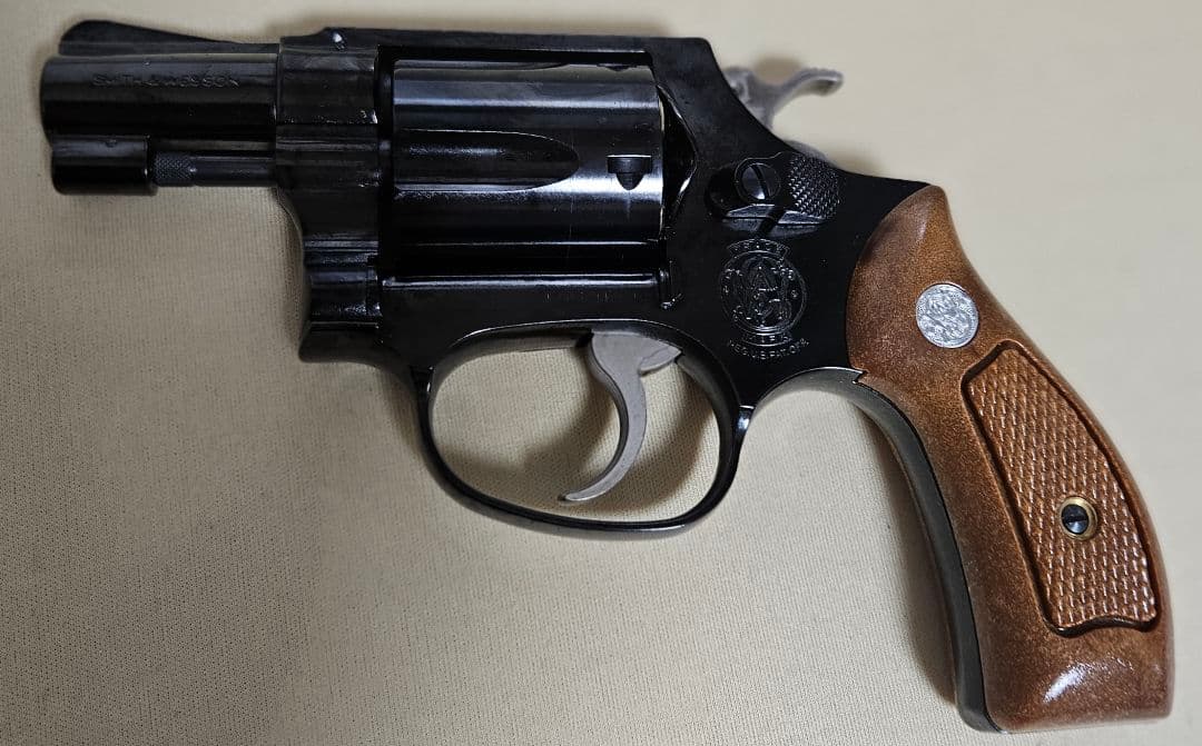 タナカ　S&W Model 36 ガスガン スティールジュピターフィニッシュ仕様