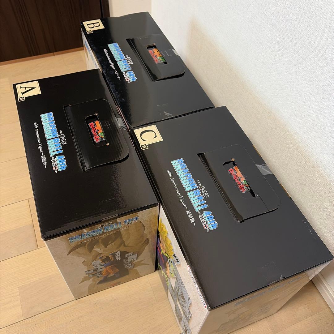 く*ち様 一番くじ ドラゴンボール 40周年記念 A賞、B賞、C賞 セット