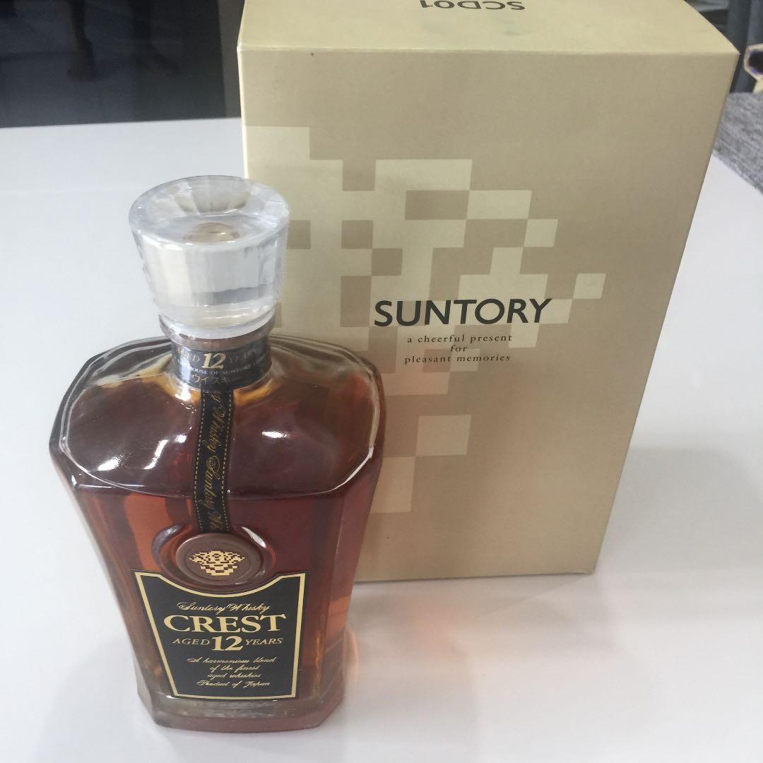 SUNTORY CREST サントリーウイスキー クレストキャンター12年