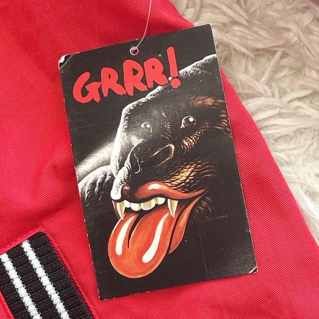 新品タグ付き ザ ローリングストーンズ　スタジャン　ＧＲＲＲ！【M】赤 レッド