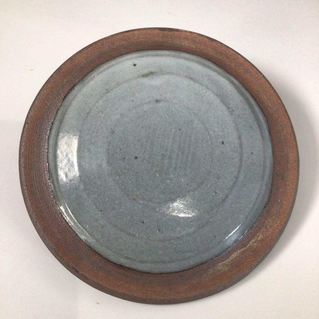 Ｓ１５１　水指　『森里陶楽造』『赤絵』『耳付水指』　共箱　茶道具