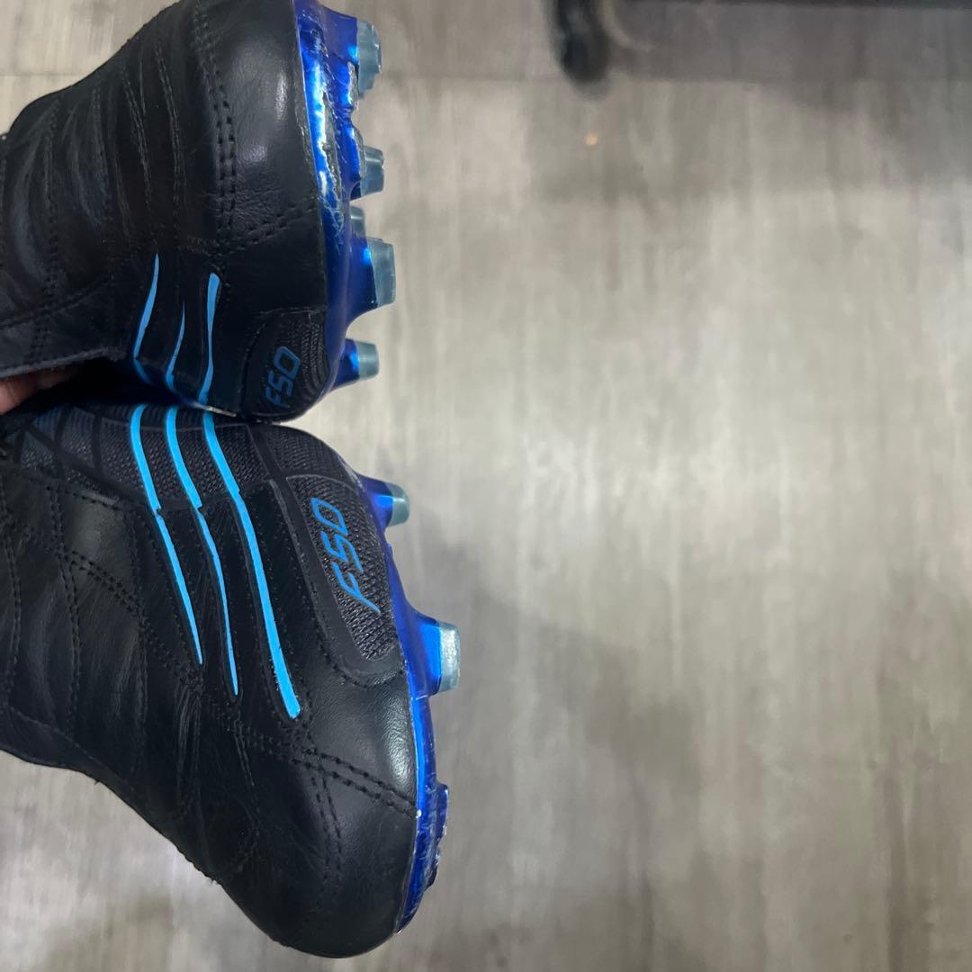 adidas adizero 50 ブラック/ブルー FG