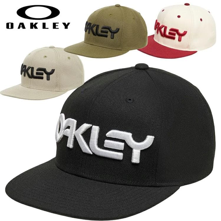 新品 オークリー OAKLEY MARK III フラットキャップ ブラック