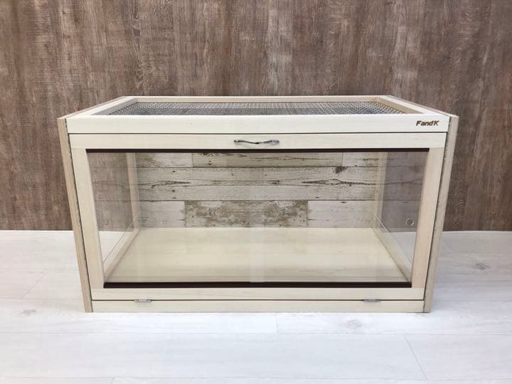 FandK爬虫類木製ケージ ハリネズミ仕様　広葉樹　800×450×450
