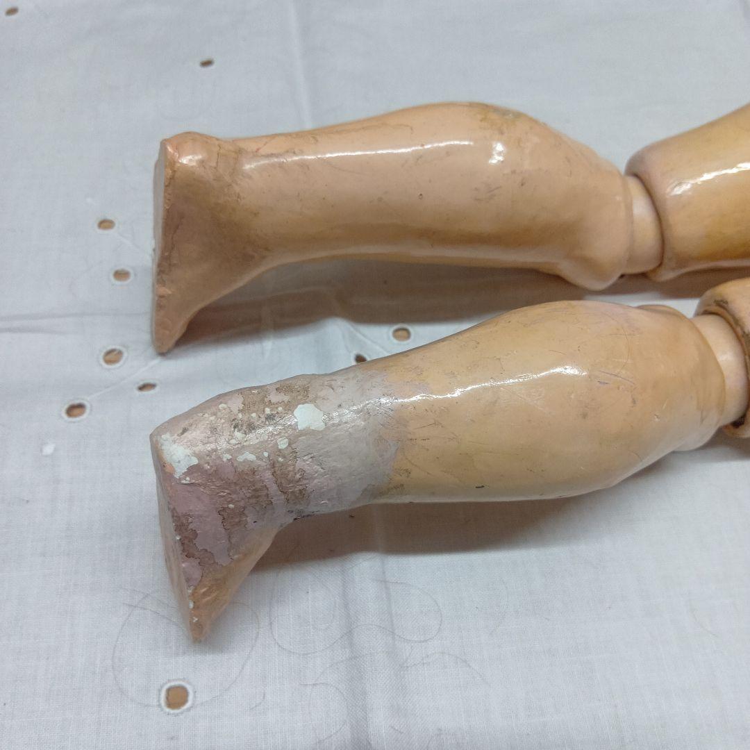 ♥色白で可愛いお顔のアンティーク　ビスクドール　ハンドベルグ　DEP （難有り）