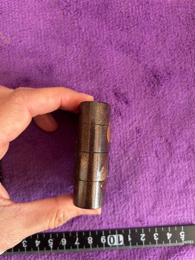 印籠 カバー付き 根付 薬入れ 小物入れ