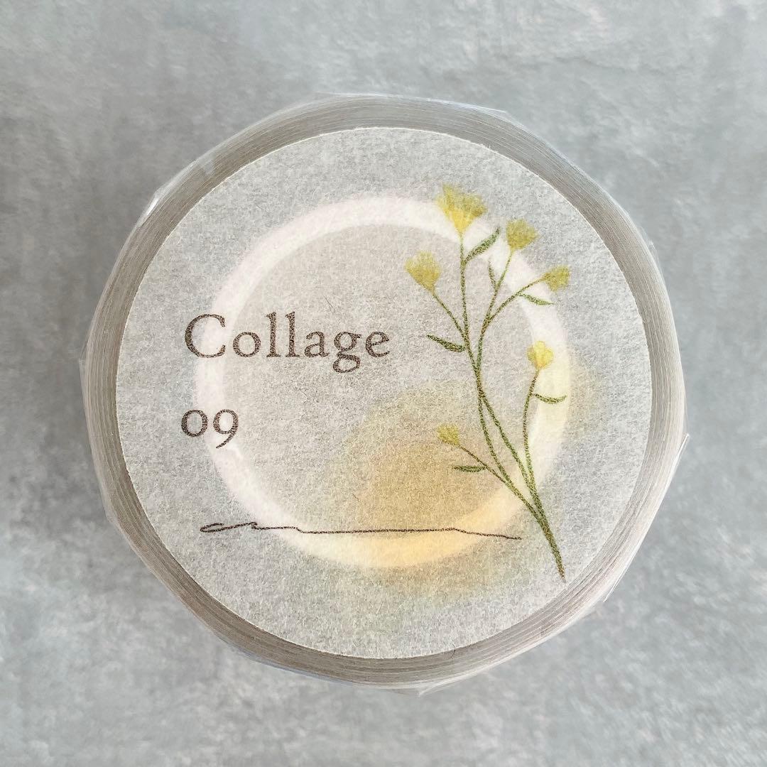 什物《collage09》海外マスキングテープ　マステ 【2079】