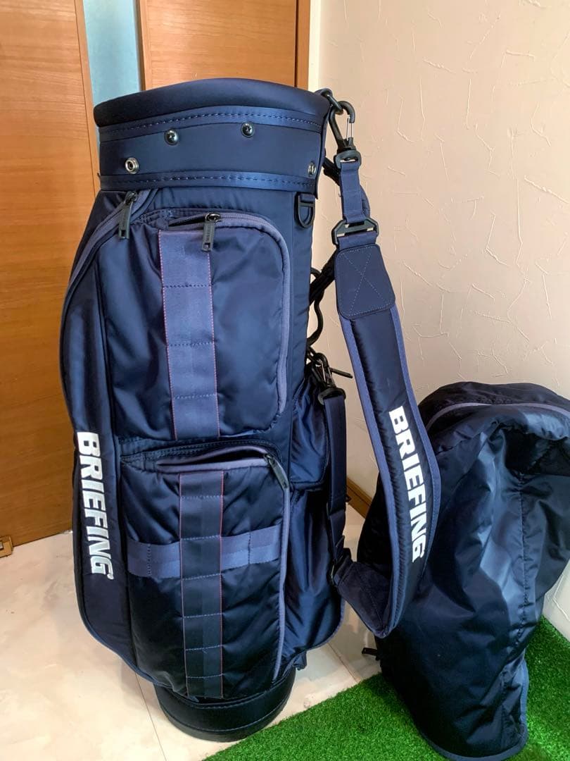 ブリーフィング　キャディバッグ　CR-6 ネイビー　軽量　カート