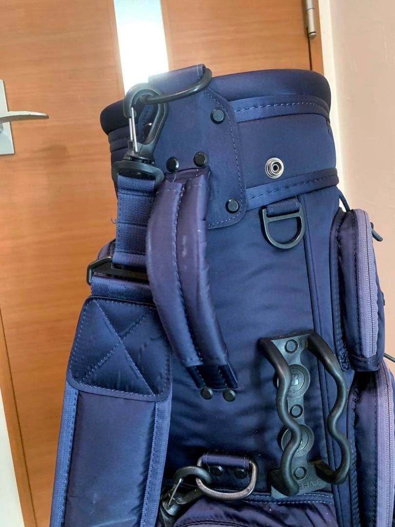 ブリーフィング　キャディバッグ　CR-6 ネイビー　軽量　カート