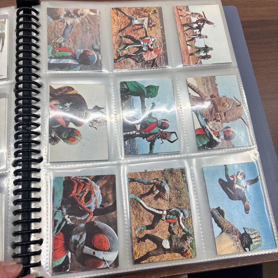 昭和レトロ カルビー 仮面ライダーカード 連番 ラッキーカード