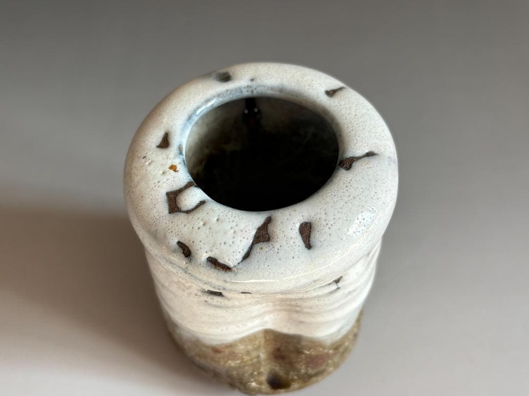 渋谷泥詩　萩焼　掛花入