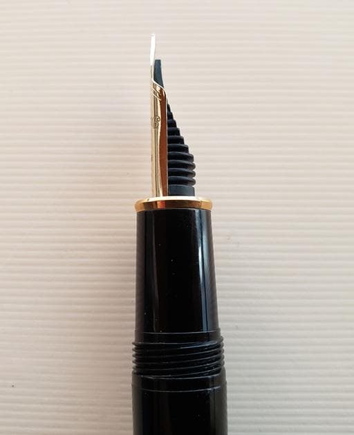 プラチナ万年筆 ＃3776　14K 万年筆 ブラック　中古品