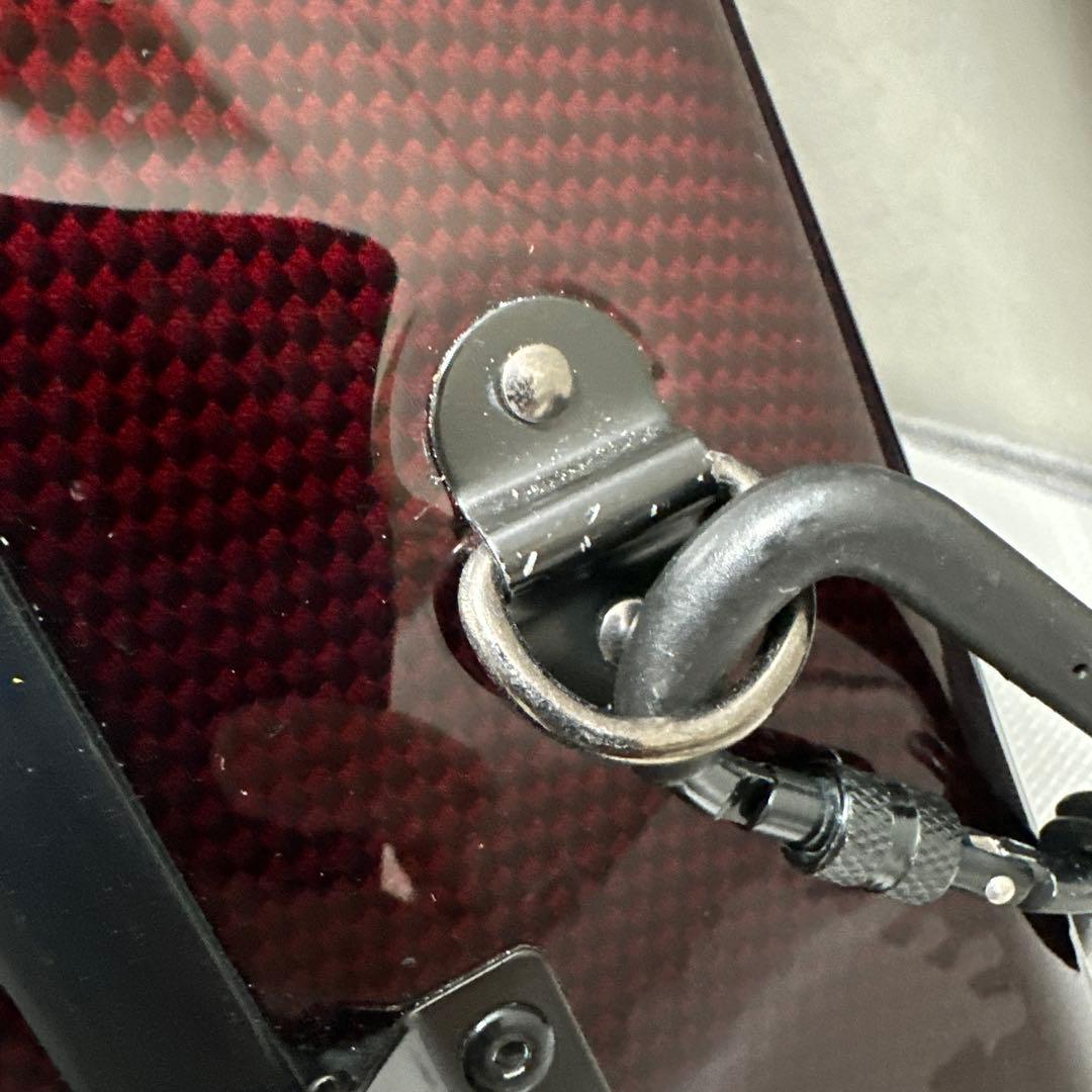 カーボンマック　ビオラケース　カラーワインレッド