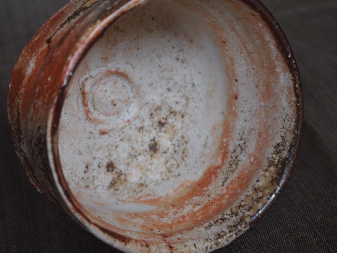 超希少作★アロンサイス★志野《窯変》茶碗★共箱★穴窯作品