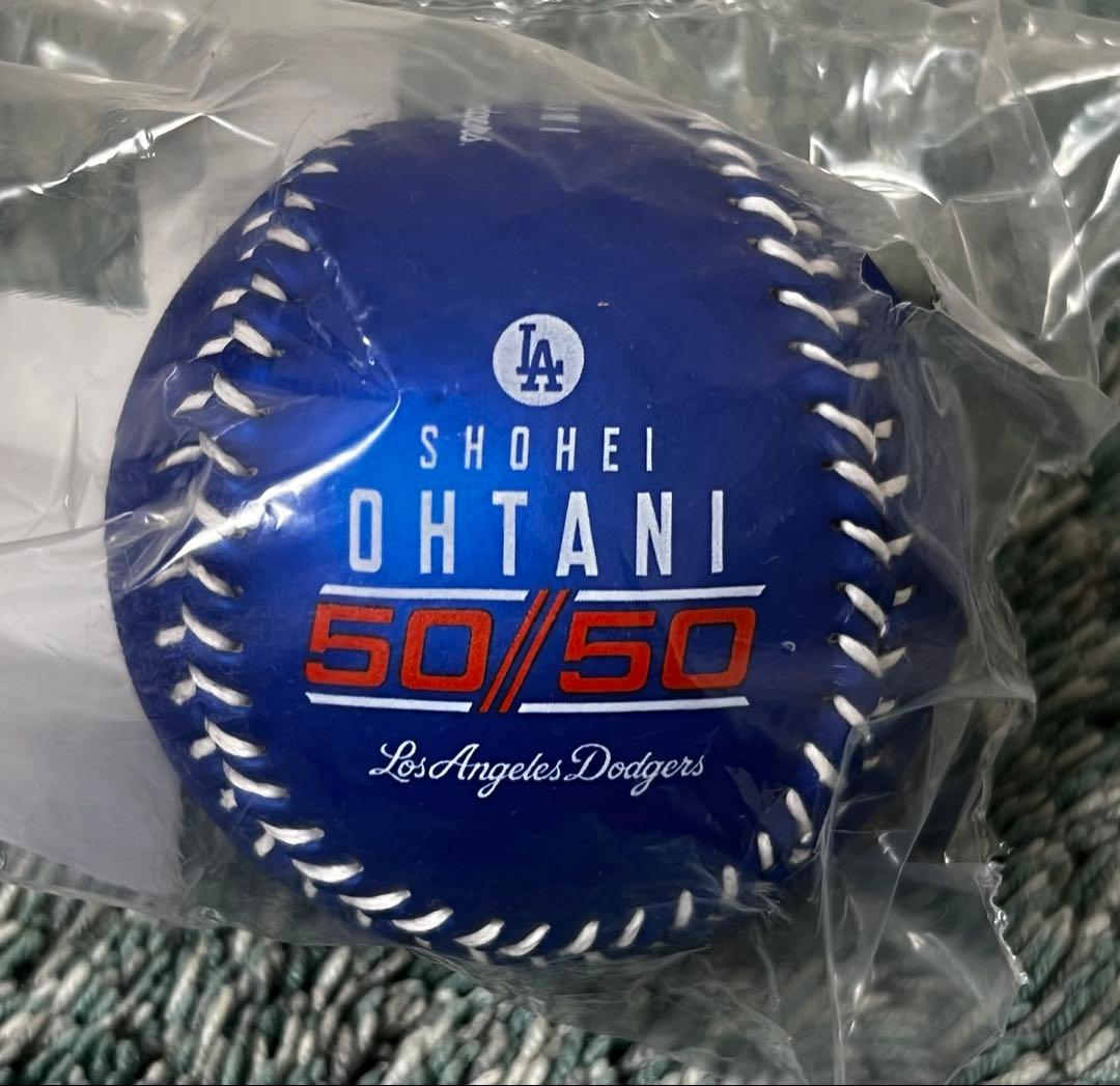 大谷翔平 2024年MVP50/50 限定 記念ボール ドジャース 正規品