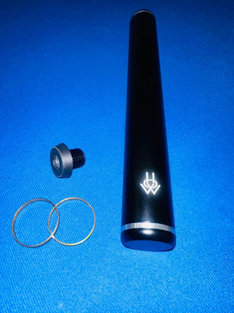 HOW Cue エクステンション 貴重なロング 10インチ　リング2種類付き