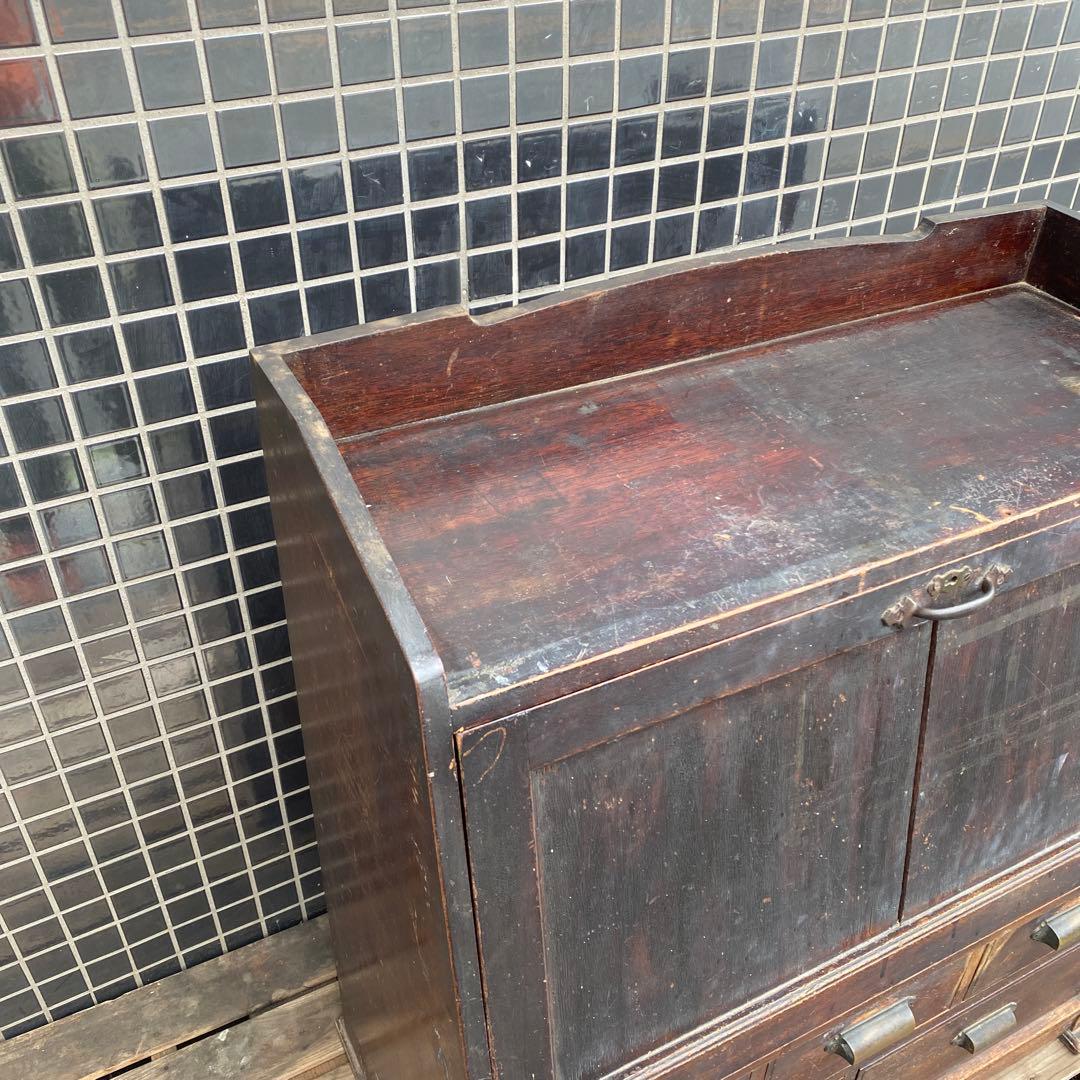 大正 時代物 ライティングビューロー 古民家 古家具 骨董品