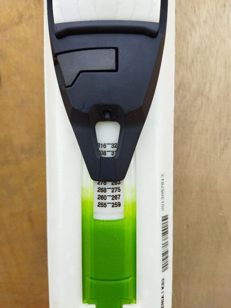 エラン ELAN スキー板 152 ホワイト グリーン バインディング付き