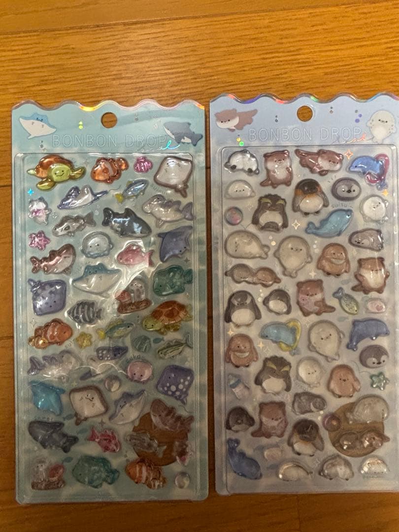 ボンボンドロップシール　水族館　限定