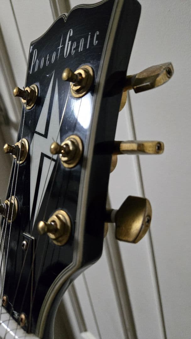 Photogenic レスポールカスタム エレキギター ブラック