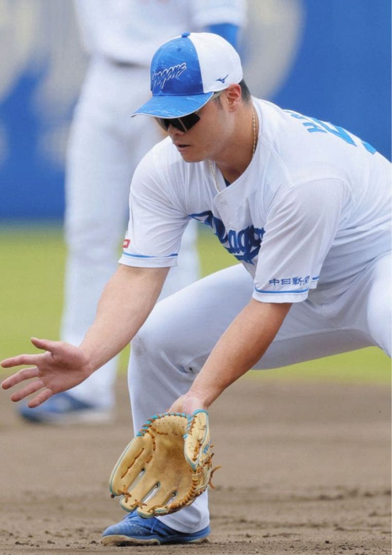 2025中日ドラゴンズ細川成也選手　実使用練習キャップ