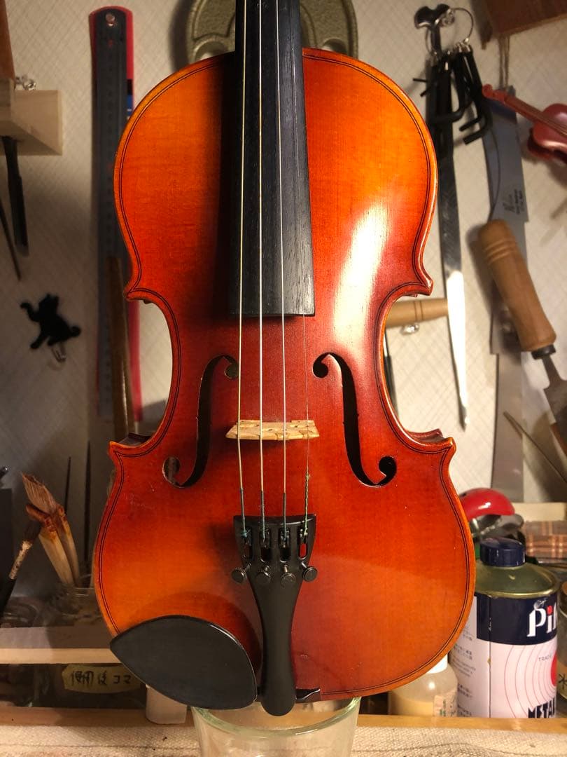 【駒&魂柱調整済】Suzuki分数バイオリンNo280 1/8 1993