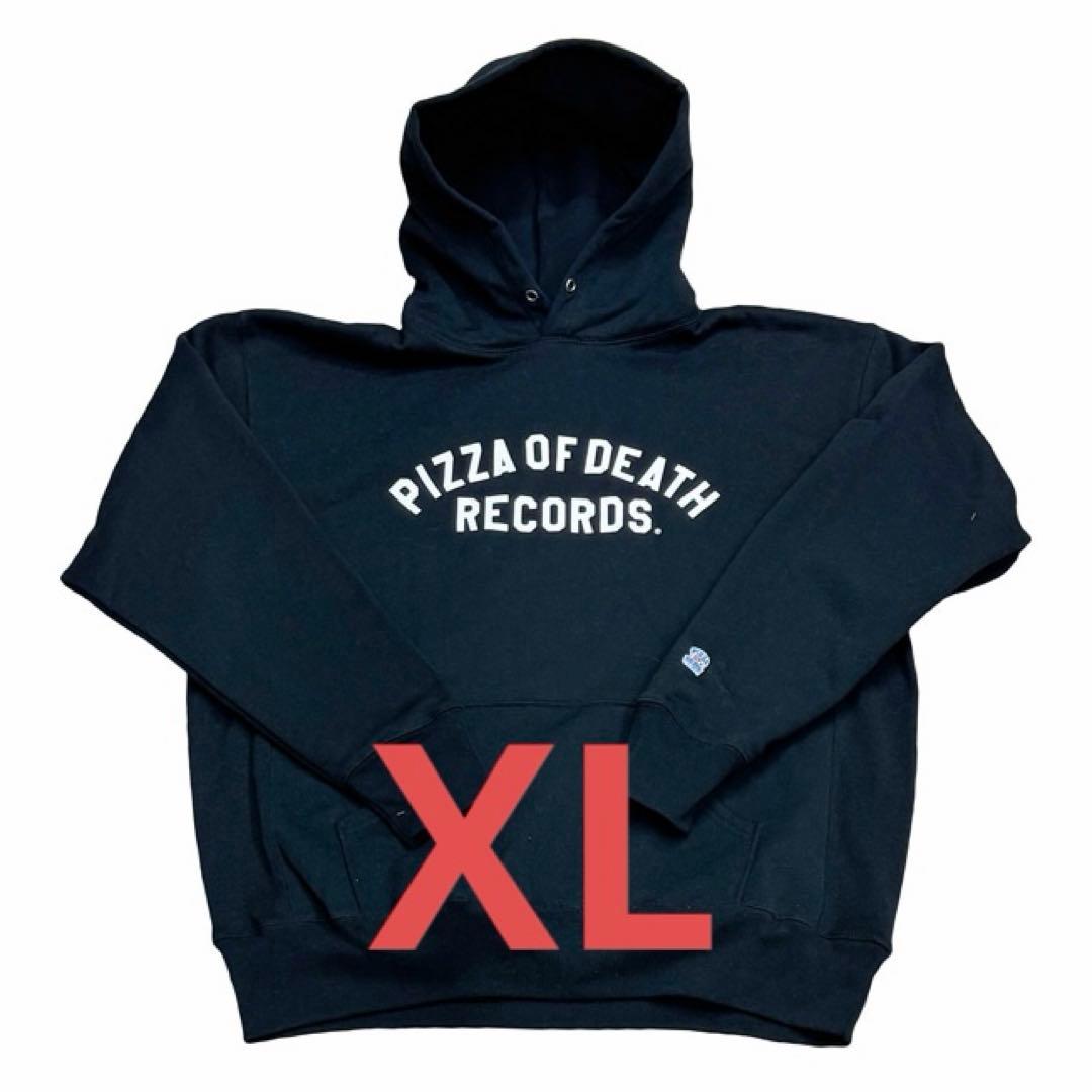 PIZZA OF DEATH RECORDS ブラック XL フーディ