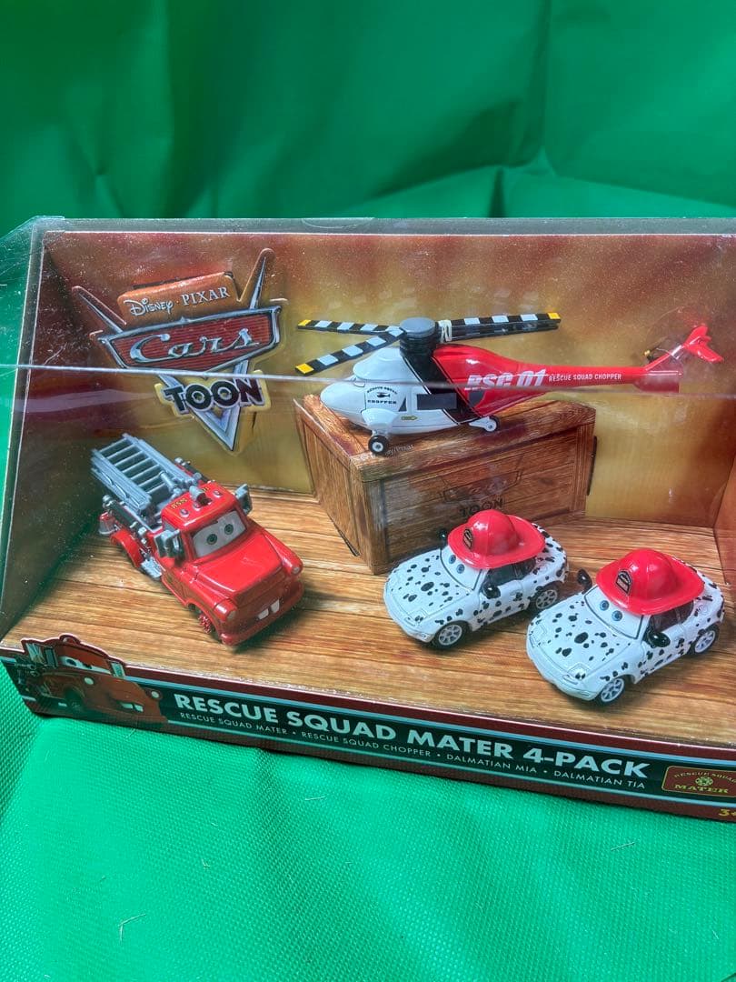 ディズニー・ピクサー カーズトゥーン レスキュー隊メーター4パック