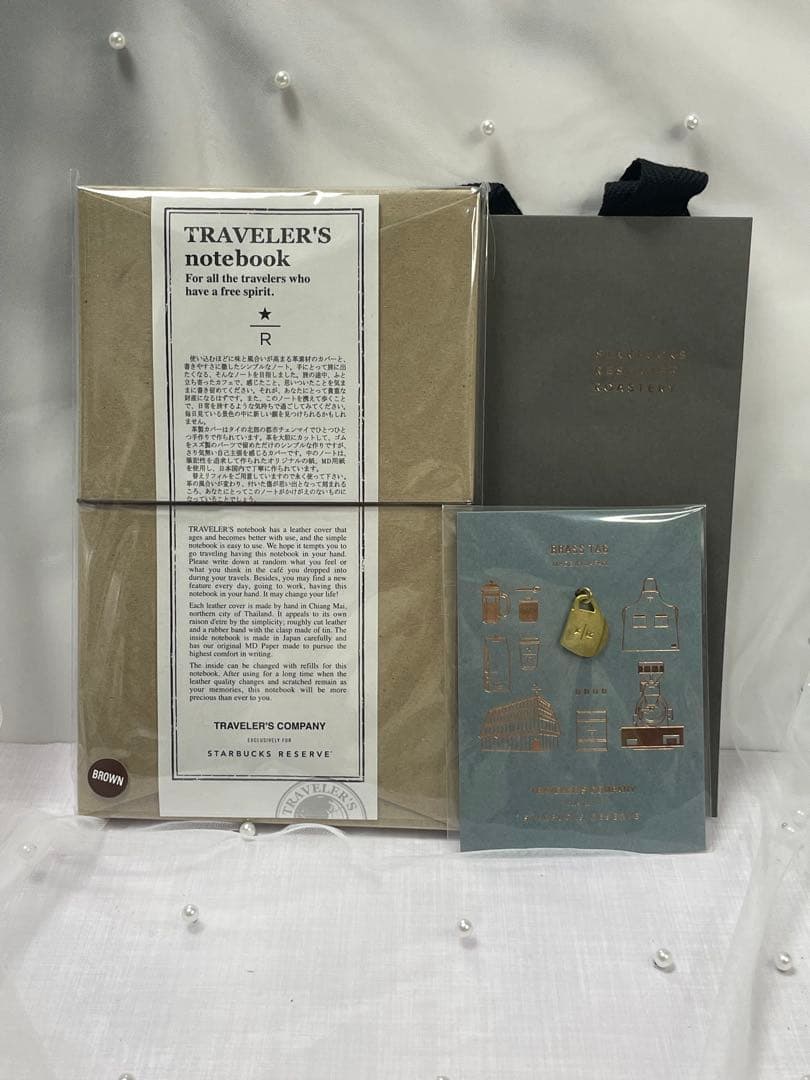 【新品未使用】トラベラーズノート レギュラーサイズ ブラウン　マグタグ