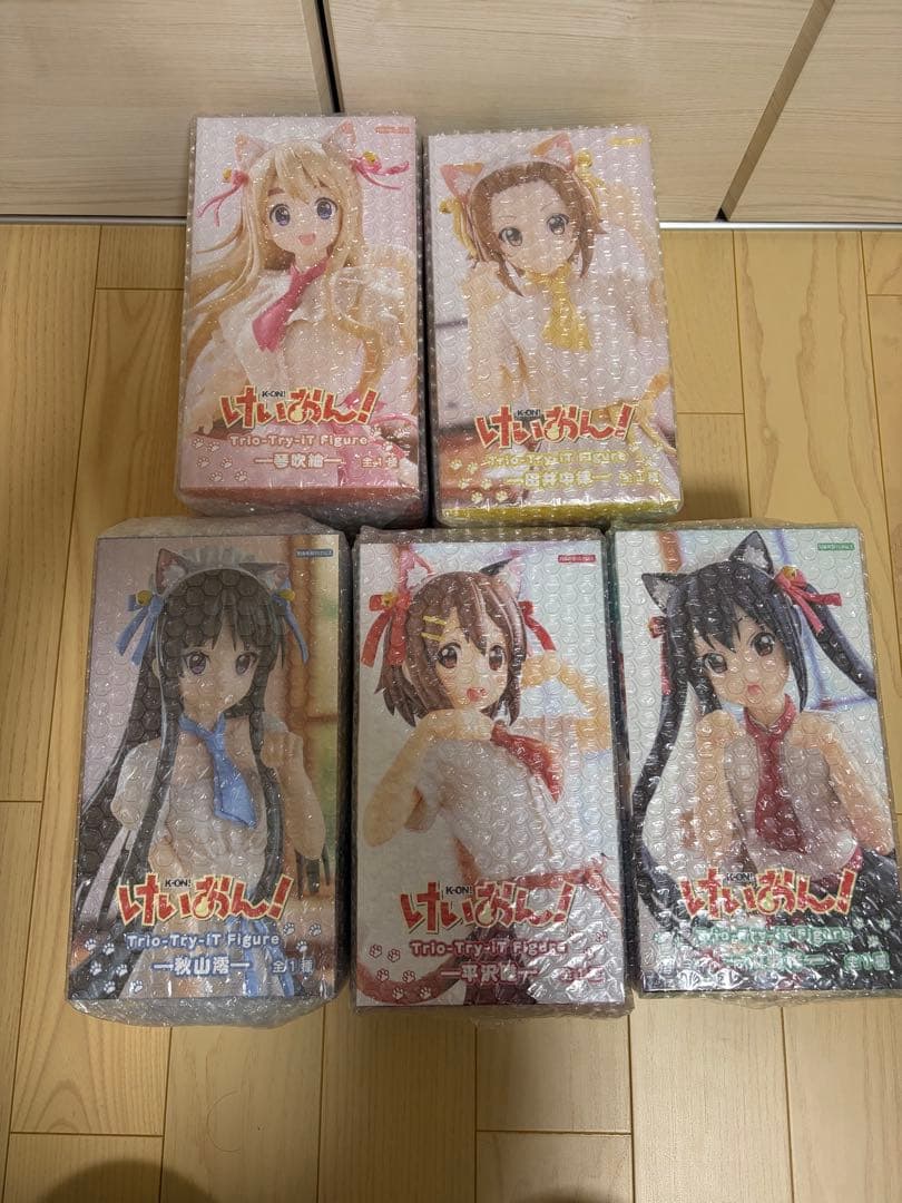 けいおんフィギュア5点セット　未開封